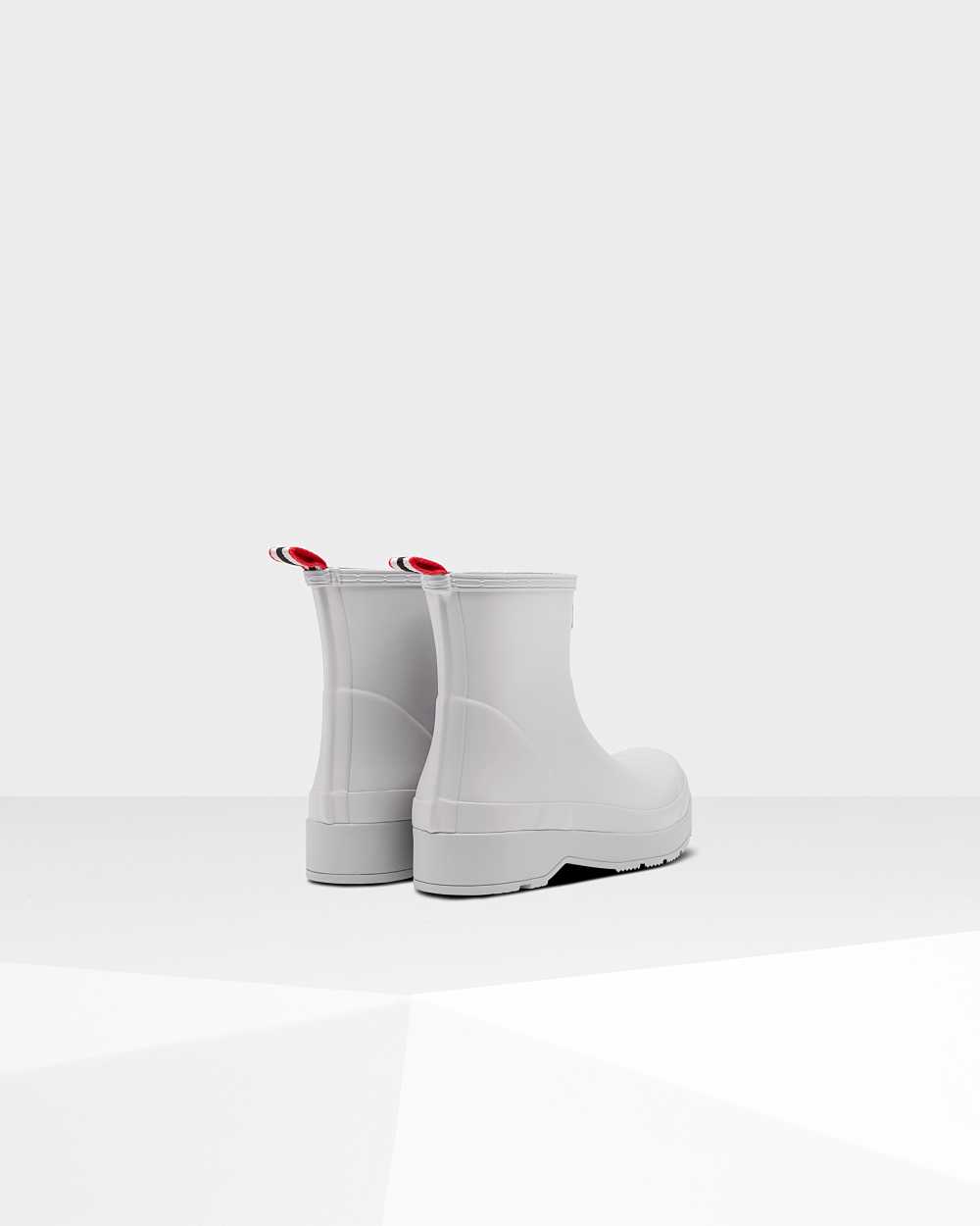 Hunter Original Play Short Men's Rain Boots NZ-75660L Grey